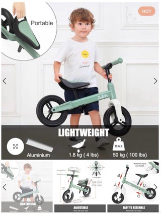 Bicicleta de equilibrio Jollito rosa