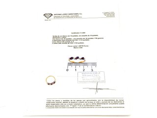 E1807655-0    Anillo Oro 18k Con Diamante,Rubi