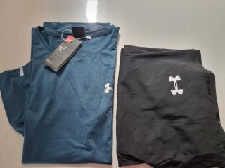 Conjunto Under Armour Hombre Azul y Negro