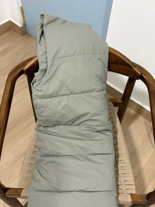Cappotto Zara verde oliva con cappuccio