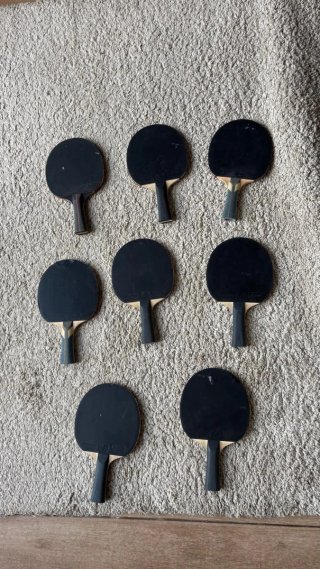Palas de Ping Pong Butterfly (7 unidades)