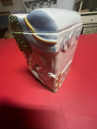 Barattolo Biscotti Naif Ceramica