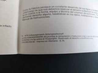 VW Passat (Typ 32) Manual Instrucciones Volkswagen