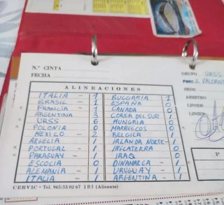 Carpeta Mundial Méjico 1986