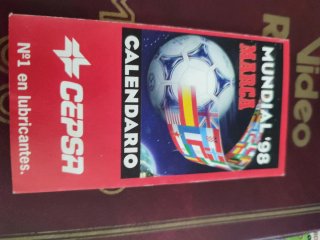 Carpeta Mundial Méjico 1986
