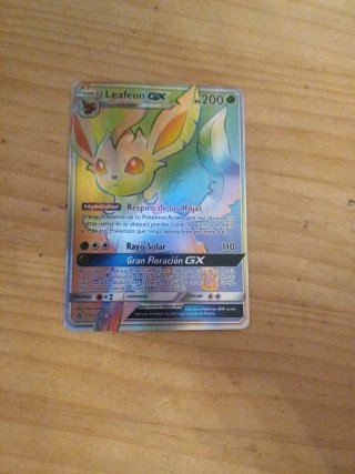 Carta Pokémon Leafeon GX 157/156