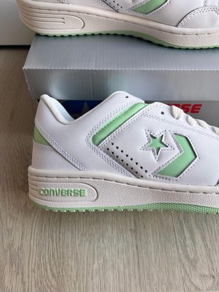 Converse originales Blancas y Verdes Talla 44