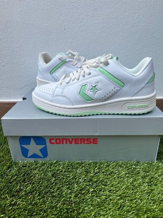 Converse originales Blancas y Verdes Talla 44