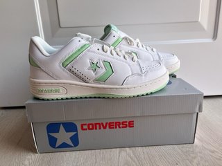 Converse originales Blancas y Verdes Talla 44