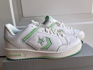 Converse originales Blancas y Verdes Talla 44
