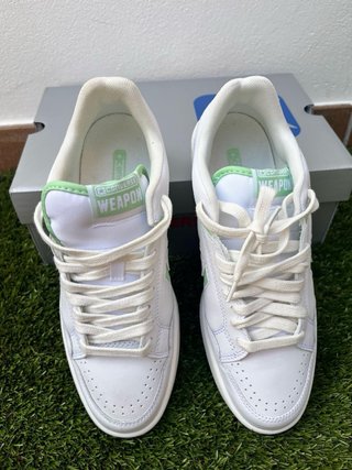 Converse originales Blancas y Verdes Talla 44