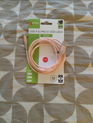 Cable USB-A a Micro-USB Sologic 1.5m