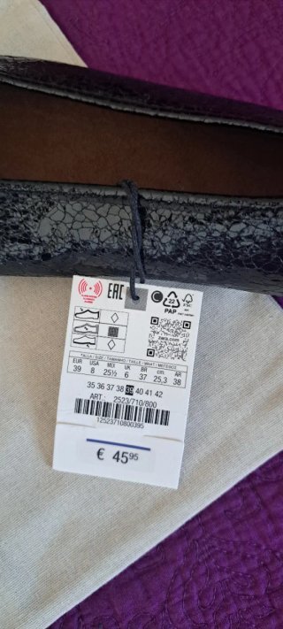 Ballerine Zara Nere Taglia 39