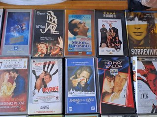 Películas VHS cintas COLECCIÓN chollo CAJAS chollo