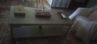 Mesa de centro vintage de madera