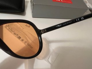 Gafas de Sol Ray-Ban Negras Lente Naranja