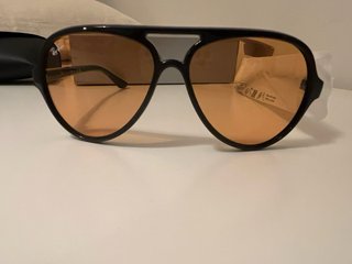 Gafas de Sol Ray-Ban Negras Lente Naranja