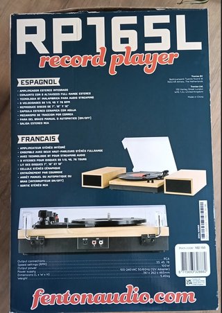 Tocadiscos Fenton RP165L / Como nuevo