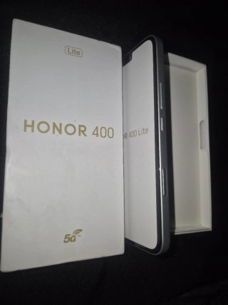 Honor 400 Lite gris esta nuevo con pegatinas aun