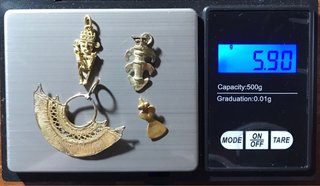 Lote Figuritas Oro Tumbaga + Regalo