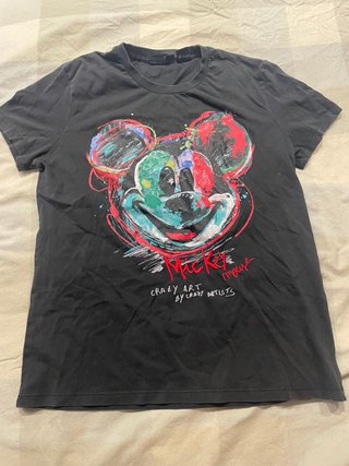 Camiseta Mickey Mouse Arte Multicolor