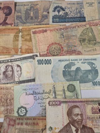 Lote de Billetes Africanos