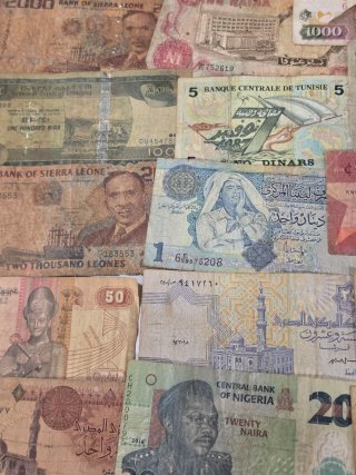 Lote de Billetes Africanos