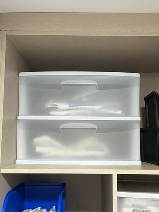 Cajoneras de plástico nuevas