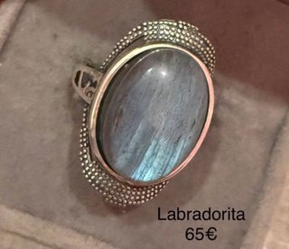 Anillos minerales Plata 925 Ajustable