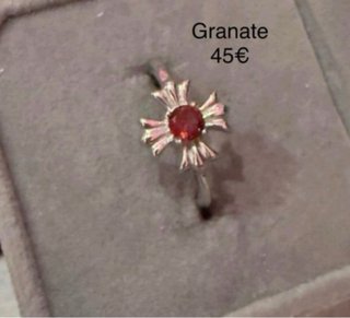 Anillos minerales Plata 925 Ajustable
