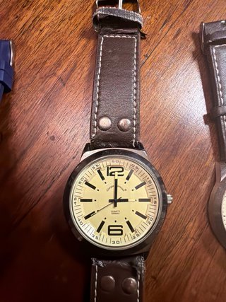 Lote 3 Relojes Unisex Azul y Marrón