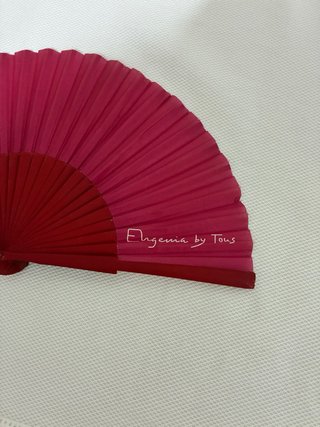 Abanico Tous Original Rosa y Rojo