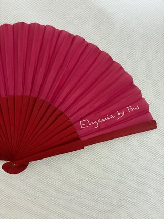 Abanico Tous Original Rosa y Rojo