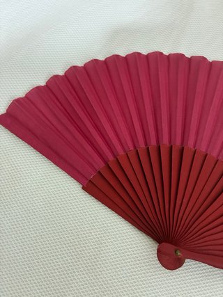 Abanico Tous Original Rosa y Rojo