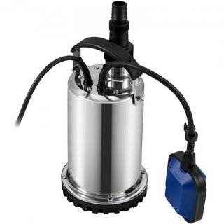 Bomba de Agua Sumergible, 550W 9500L/H, con Cable de 10 m y Interruptor de Flotador Automático, Acero Inoxidable Portátil para Áreas Inundadas Limpias, Piscinas, Jacuzzis, para Riego