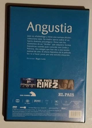 DVD Angustia (Cine Español Terror)
