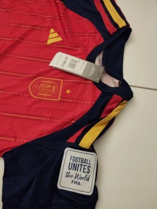 Equipación España Fútbol Adidas Talla 28