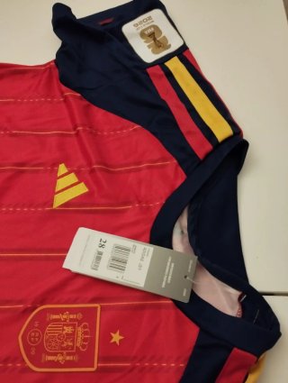 Equipación España Fútbol Adidas Talla 28