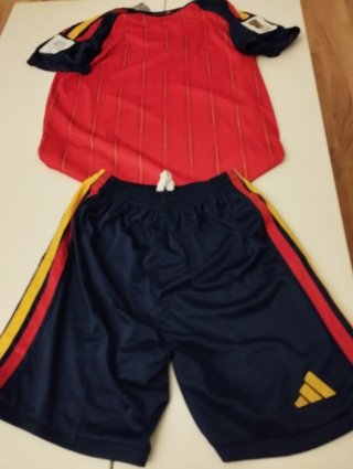 Equipación España Fútbol Adidas Talla 28