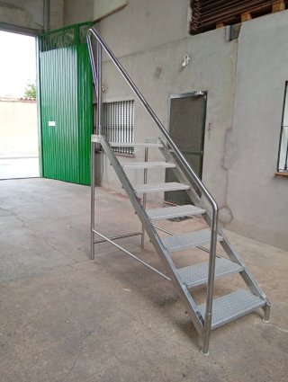 Escalera acero inoxidable