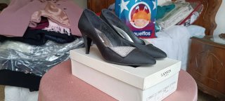 Zapatos de tacón Lanvin Paris negros talla 38.5