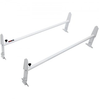 Soporte de Escalera para Techo de Furgoneta, Soportes de Escalera de Aleación de Acero de 2 Barras, Ajustable de 1200-2000 mm, Capacidad de 227 kg, Soporte de Techo Compatible con Furgonetas de Ta...