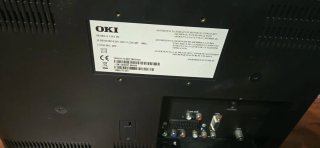 Monitor OKI Negro 19 pulgadas.