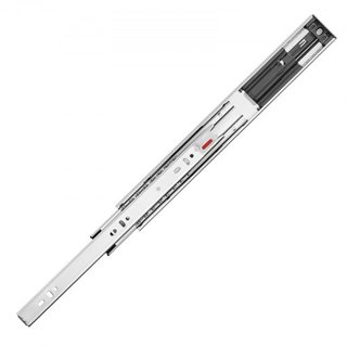10 Pares de Rieles de Cajón de 406.4mm, Guías de Montaje Lateral de Acero de Alta Resistencia, Rieles de Extensión Completa con Cierre Suave y Silencioso, Runners de Cocina con Rodamientos, Capaci...