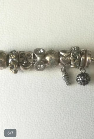 CHARM FLORES Plata