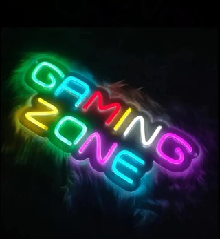 Lampada Neon LED "GAMING ZONE"