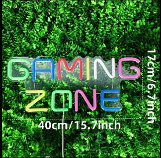 Lampada Neon LED "GAMING ZONE"