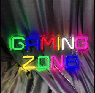 Lampada Neon LED "GAMING ZONE"