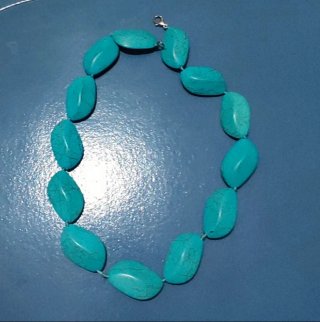 Collana pasta di turchese
