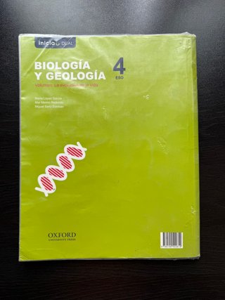 Libros Biología y Geología 4 ESO Oxford